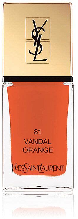 yves saint laurent 81 vandal orange|La Laque Couture Nail Polish 81 Vandal .